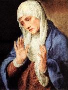 TIZIANO Vecellio Mater Dolorosa (with outstretched hands) aer oil